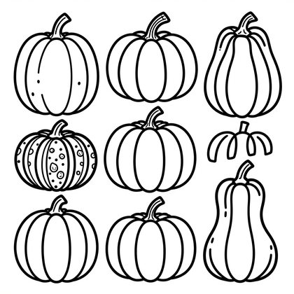 Autumn Farm - Free printable coloring page