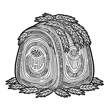 Forest Path - Free printable coloring page