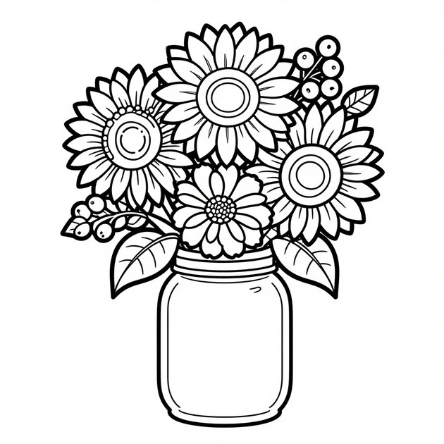 Hayride - Free printable coloring page