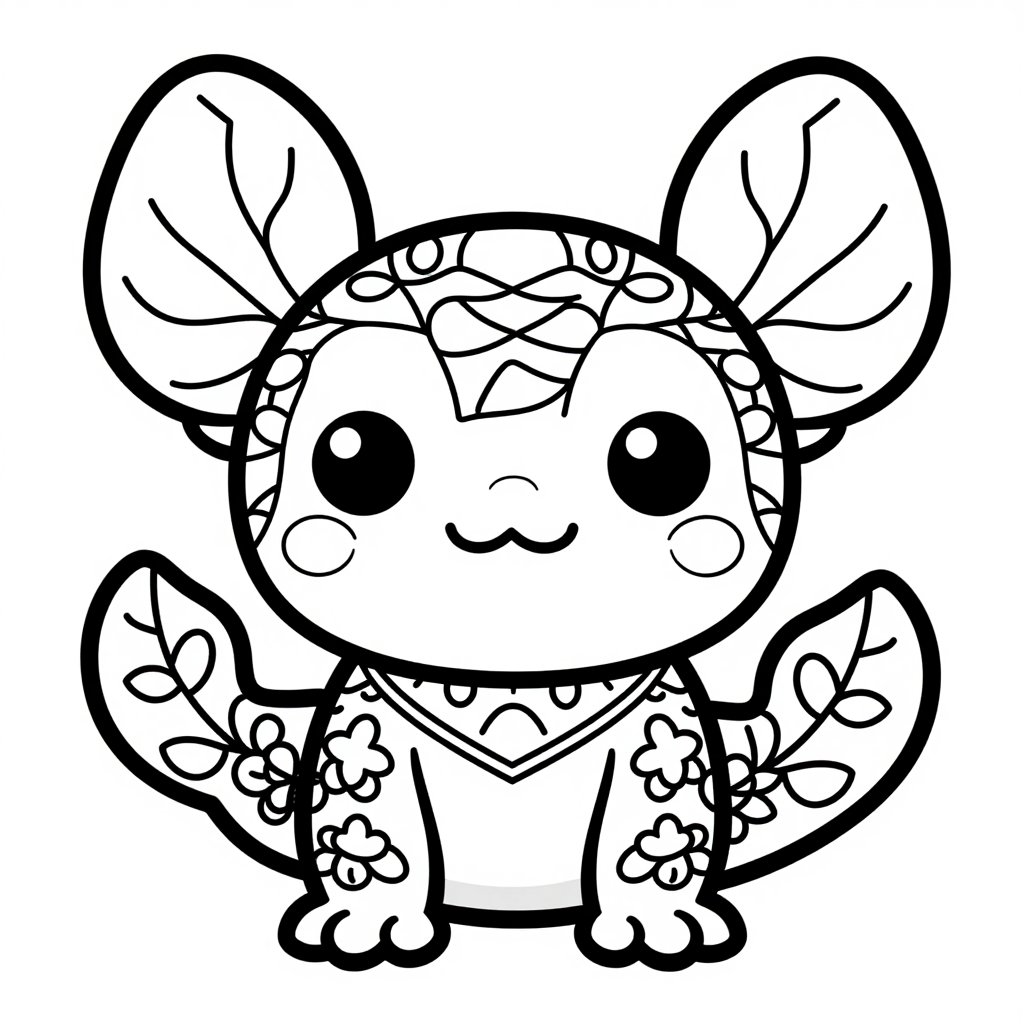Feeding Time - free printable coloring page