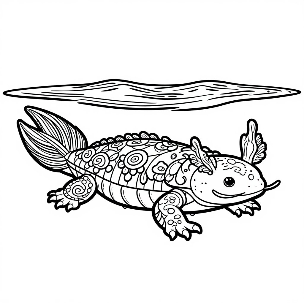 Copper Melanoid - free printable coloring page