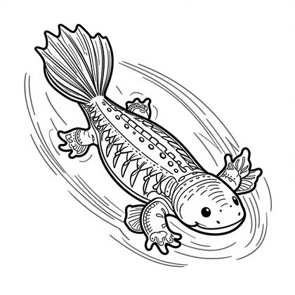 Gill Detail - Free printable coloring page