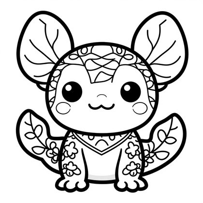 Feeding Time - Free printable coloring page