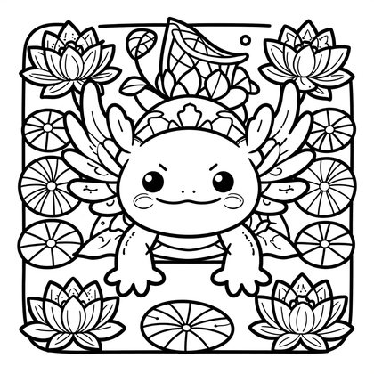 Bubble Stream - Free printable coloring page
