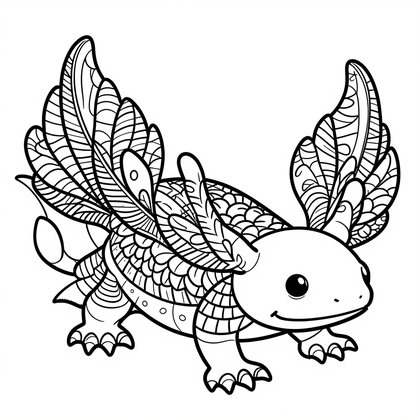 Floating Still - Free printable coloring page