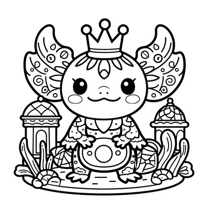 Bottom Dweller - Free printable coloring page