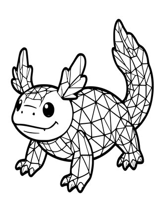 Geometric Art - Free printable coloring page