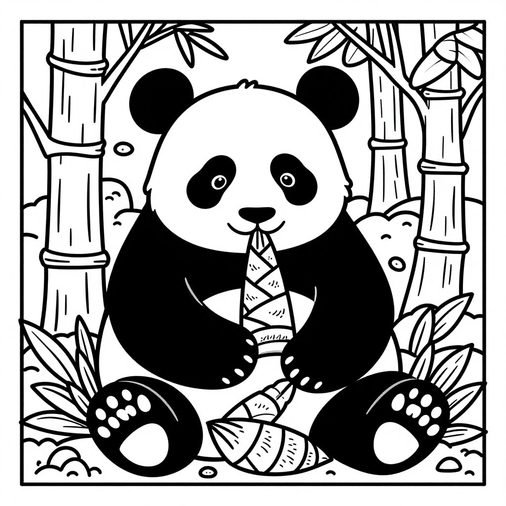 Looking Up - free printable coloring page