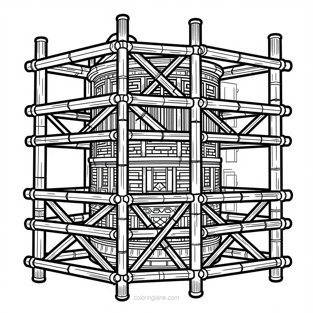 Ancient Giant - free printable coloring page