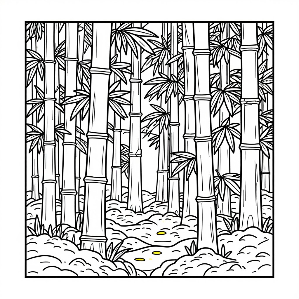 Waterfall - free printable coloring page