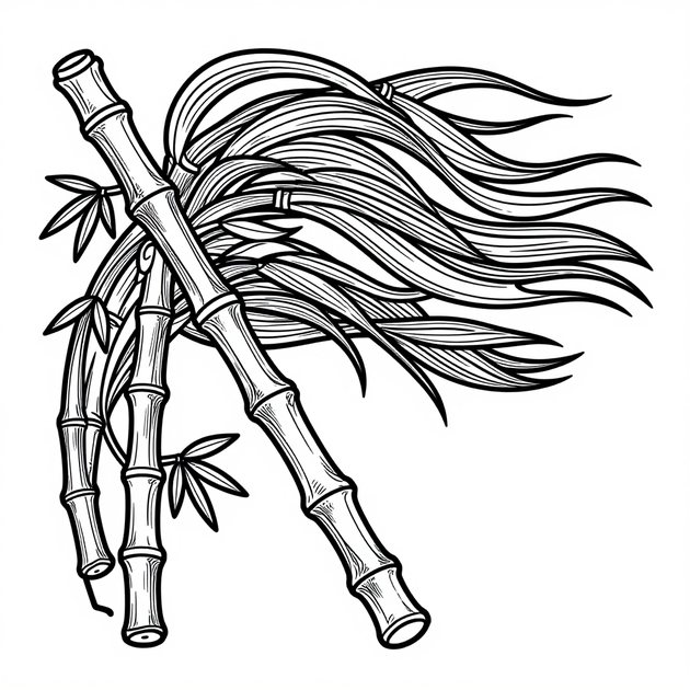 Misty Morning - Free printable coloring page