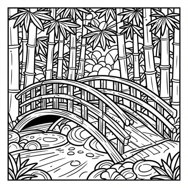 Wind Movement - Free printable coloring page