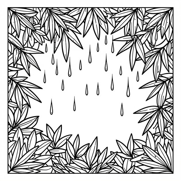 New Shoots - Free printable coloring page