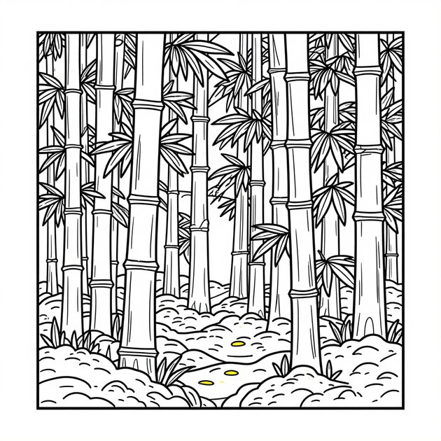 Waterfall - Free printable coloring page