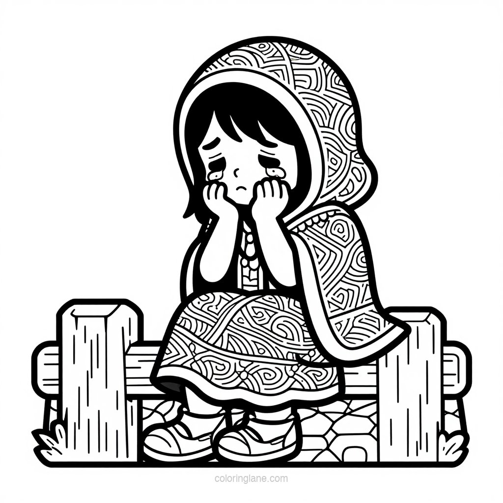 Child Banshee - free printable coloring page