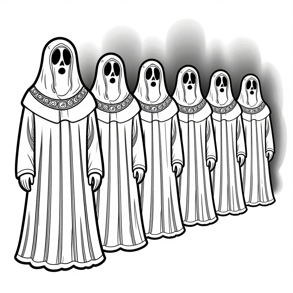 Frozen in Time - free printable coloring page