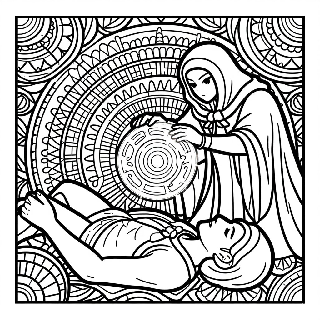 Soul Collection - free printable coloring page