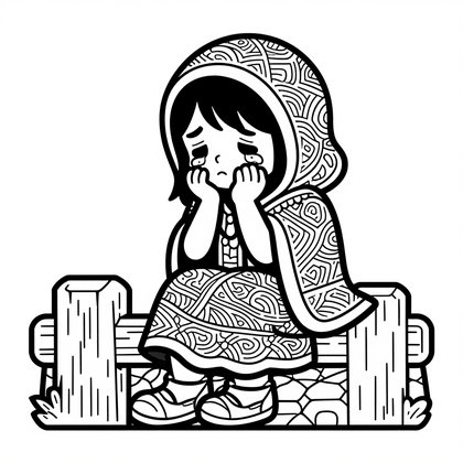 Child Banshee - Free printable coloring page