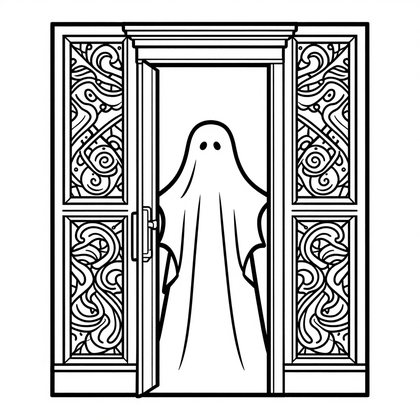 Hair Combing - Free printable coloring page