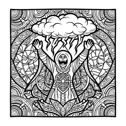 Mist Form - Free printable coloring page