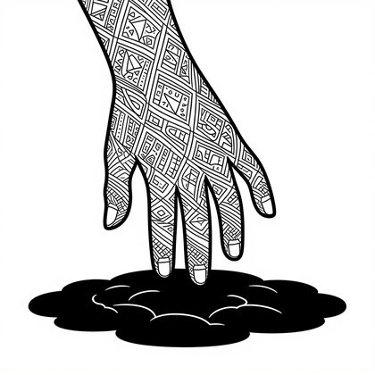 Old Crone Form - Free printable coloring page