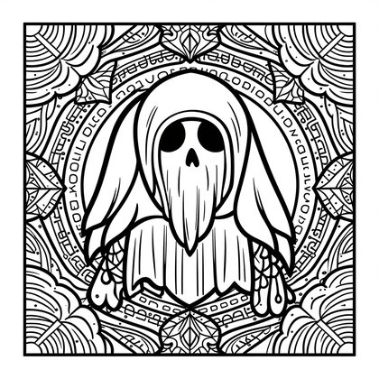 Holy Symbol - Free printable coloring page