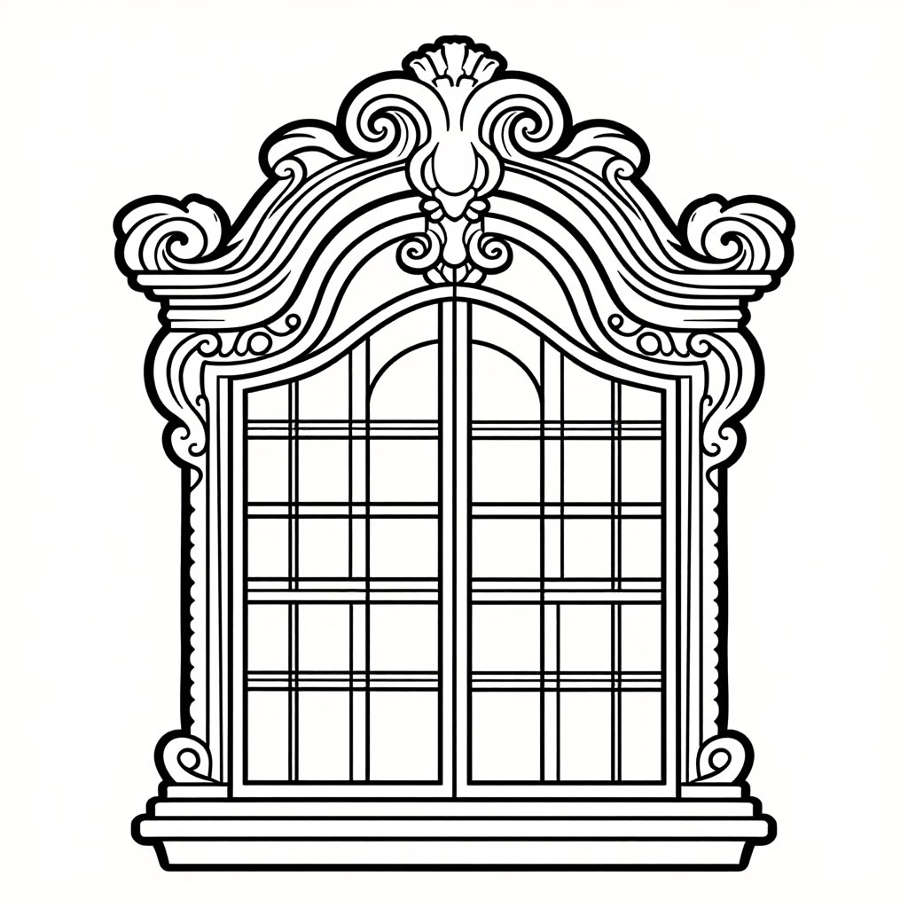 St Peter's Basilica - free printable coloring page