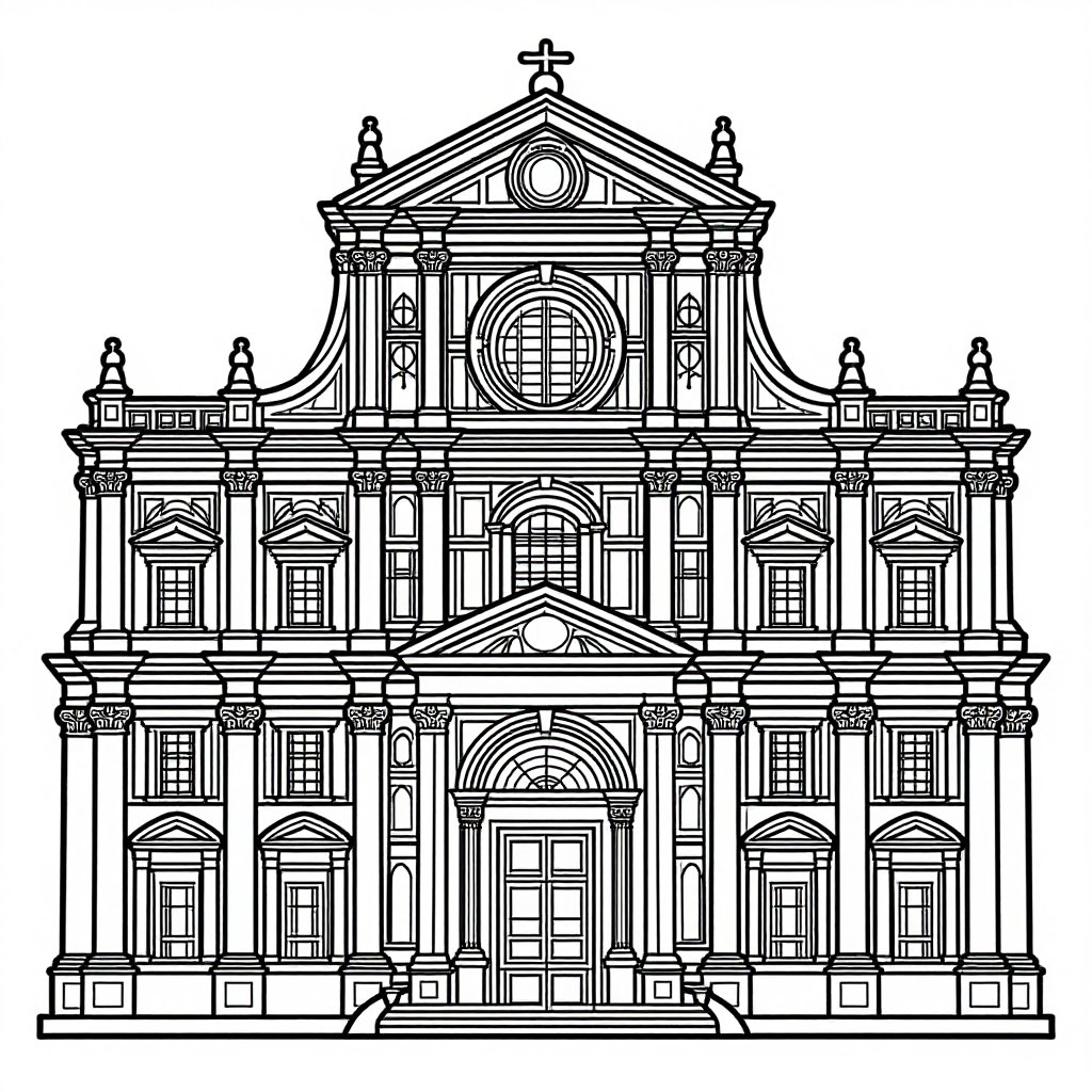 Marble Floor - free printable coloring page