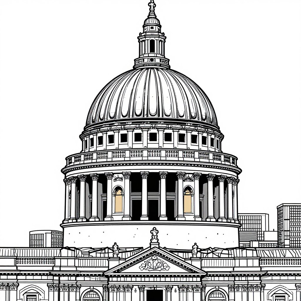 Baroque Cartouche - free printable coloring page