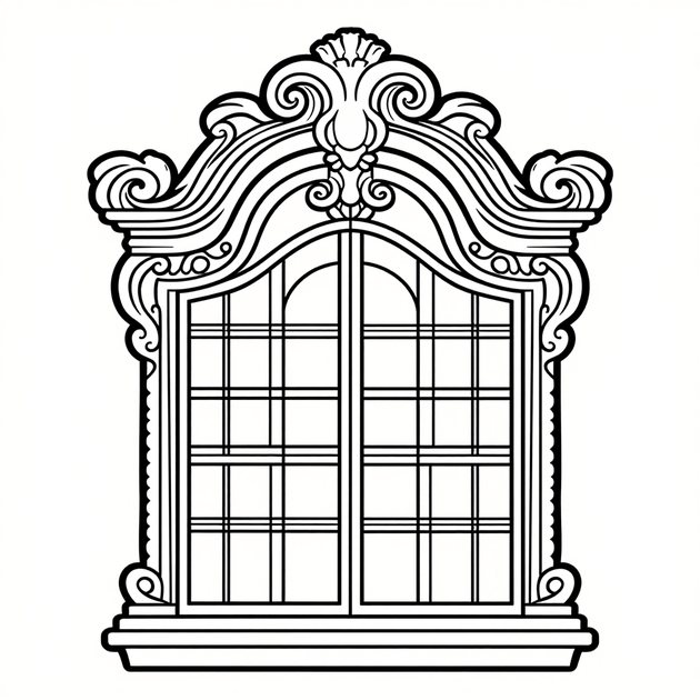 St Peter's Basilica - Free printable coloring page