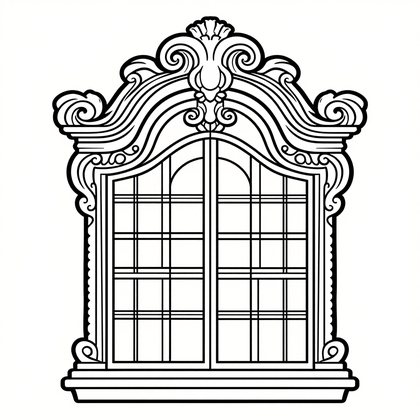 Dresden Frauenkirche - Free printable coloring page