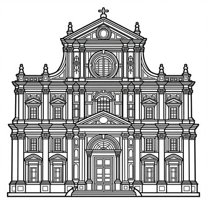 Marble Floor - Free printable coloring page