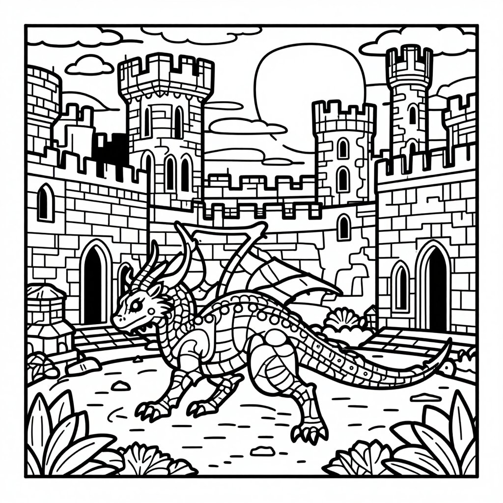 Serpent Idol - free printable coloring page