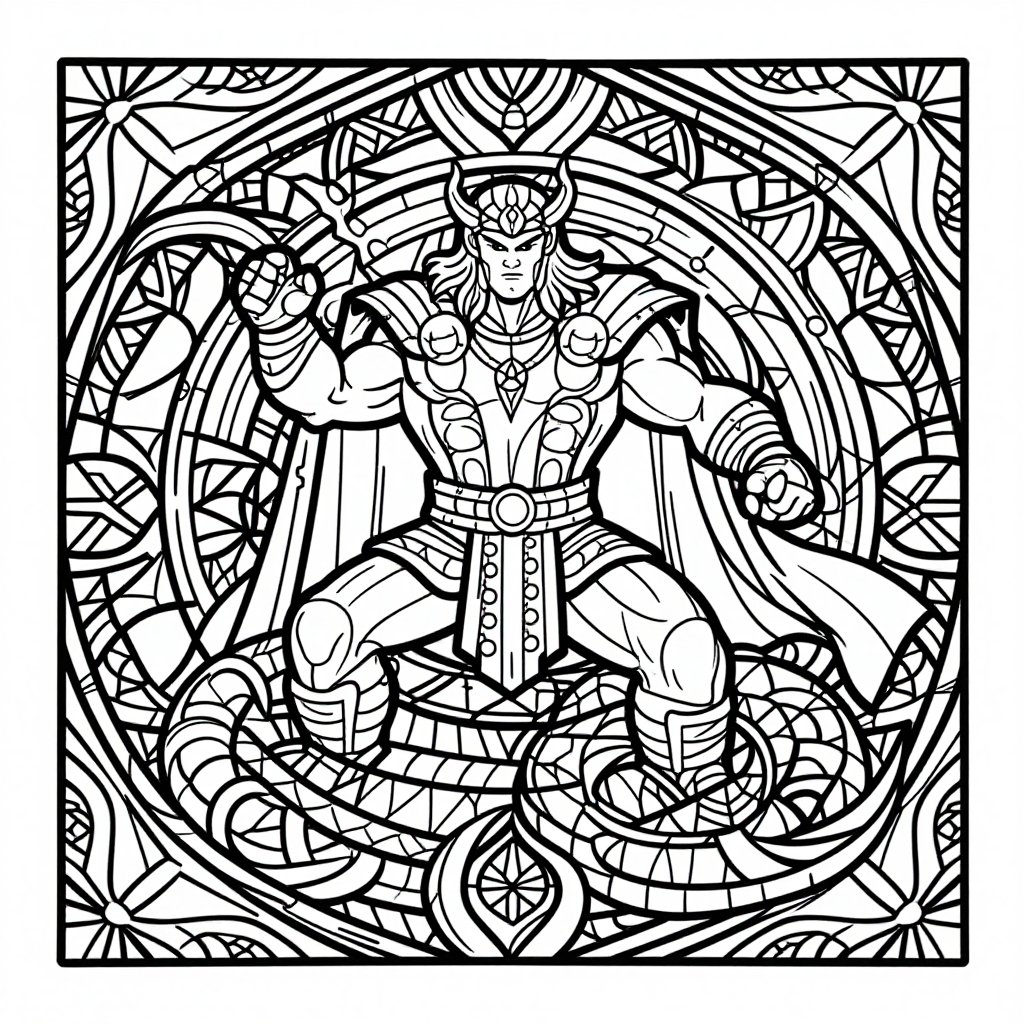 Serpent Scales - free printable coloring page