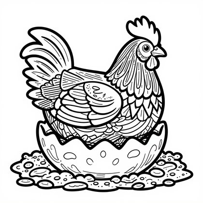 Jormungandr Rising - Free printable coloring page