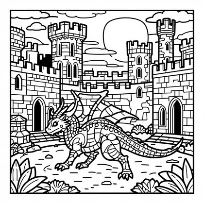 Serpent Idol - Free printable coloring page