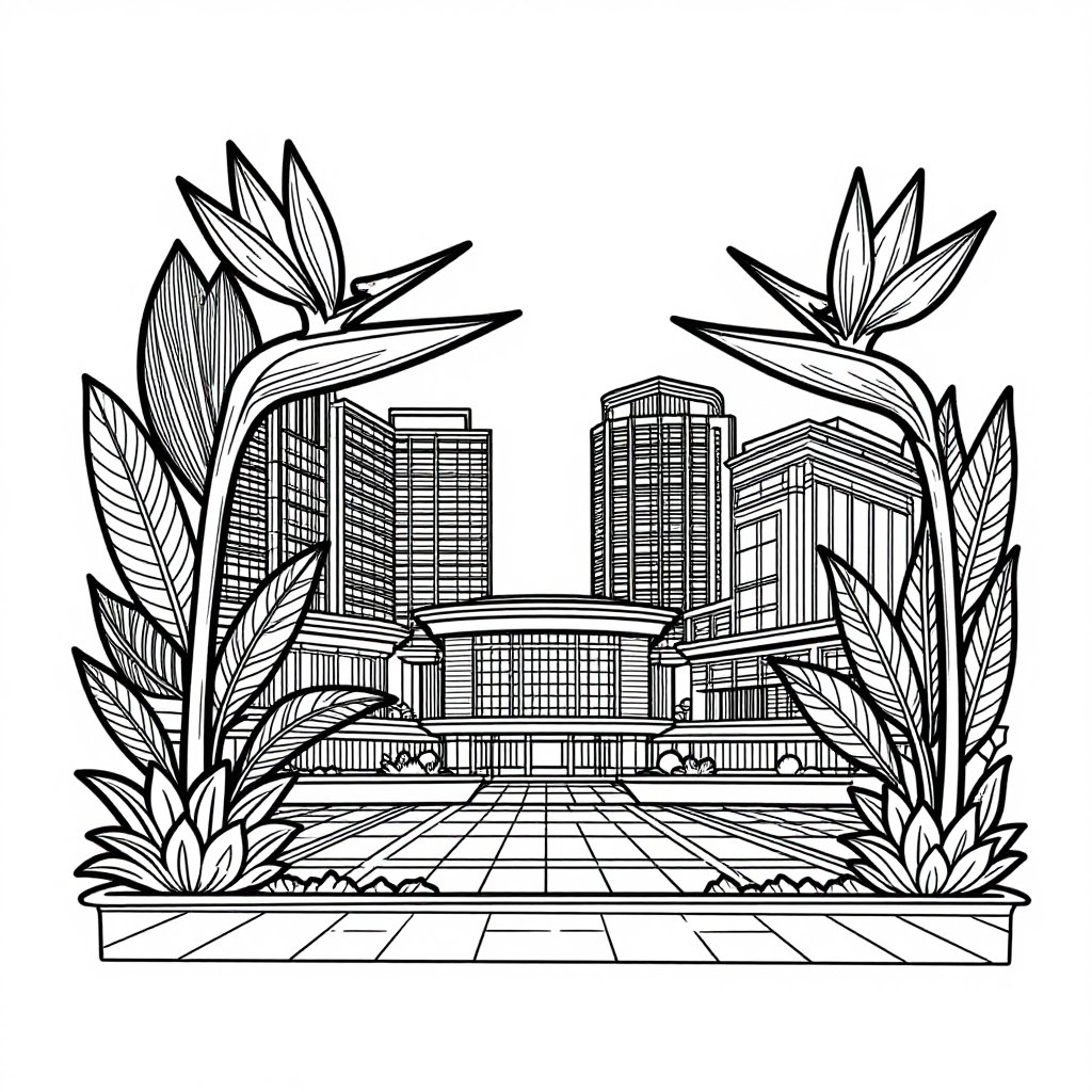 Mandala Circle - free printable coloring page