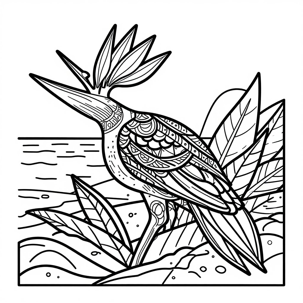Pattern Repeat - free printable coloring page