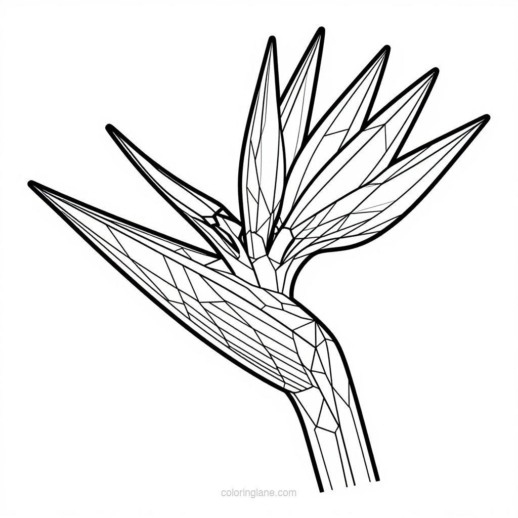 Botanical Print - free printable coloring page