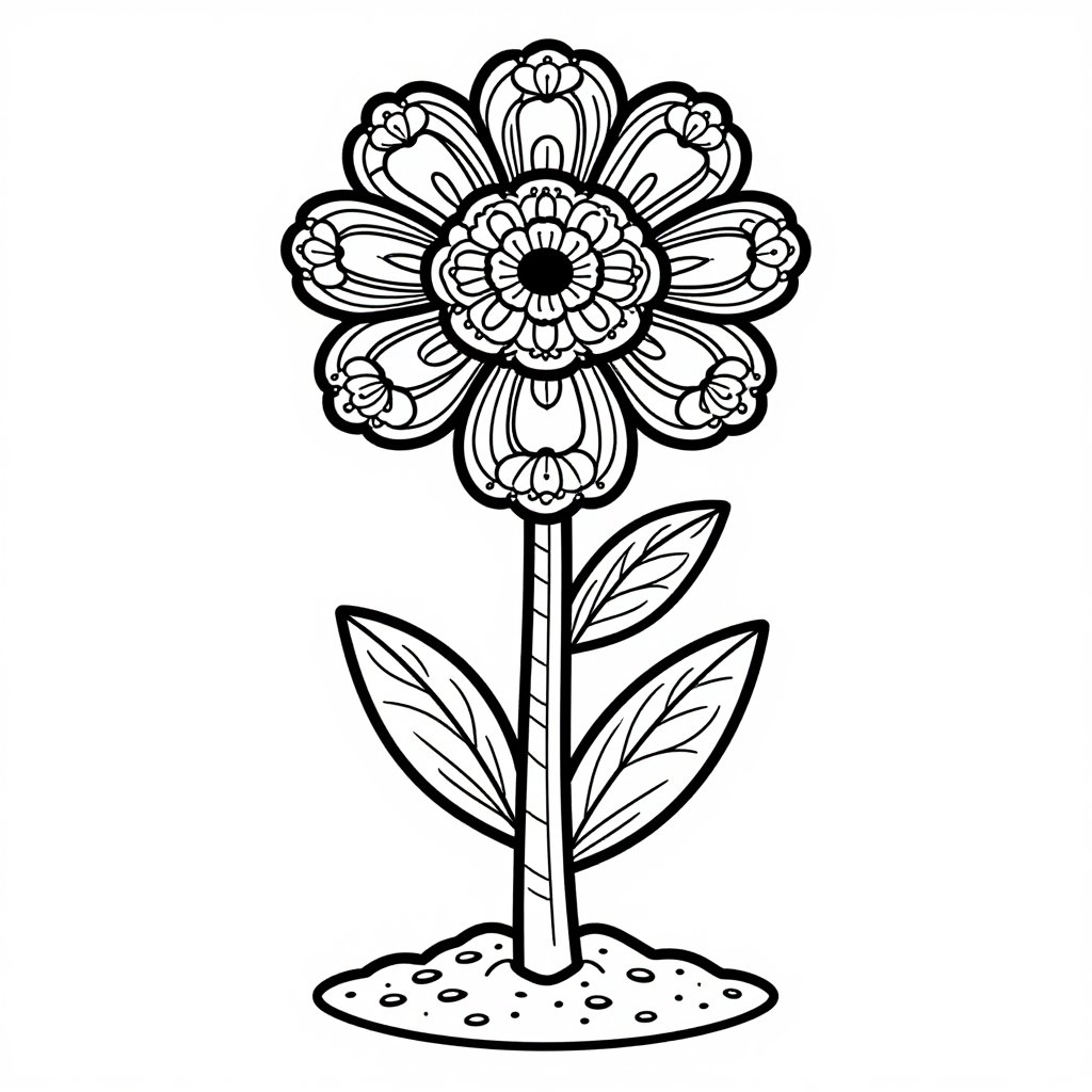 Butterfly Visit - free printable coloring page