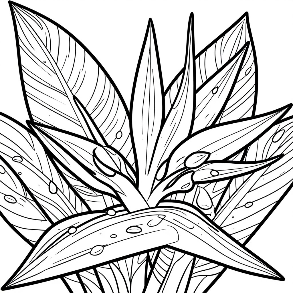 Sunset Backdrop - free printable coloring page