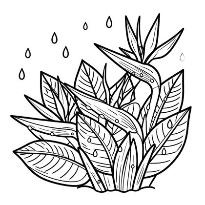 Arrangement - Free printable coloring page