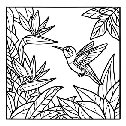 South Africa Native - Free printable coloring page