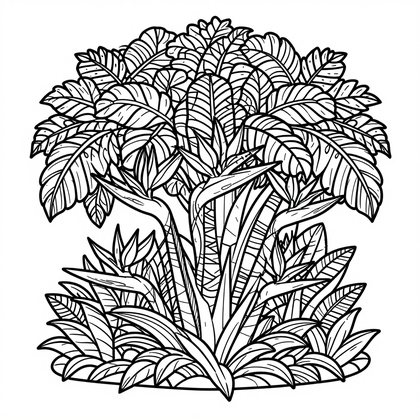 Raindrop - Free printable coloring page