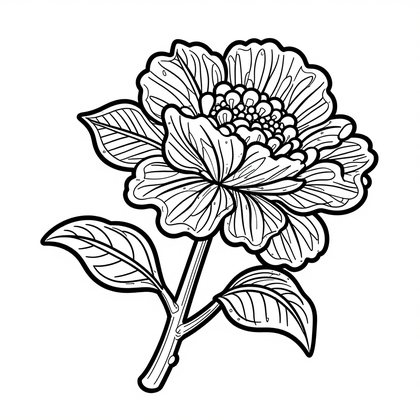Night Bloom - Free printable coloring page