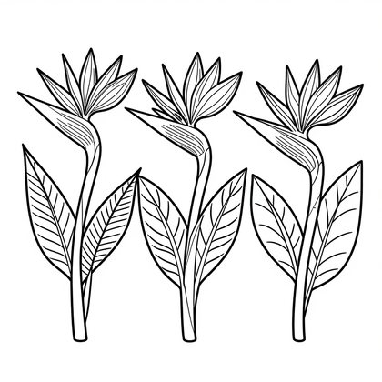 Bird in Bloom - Free printable coloring page