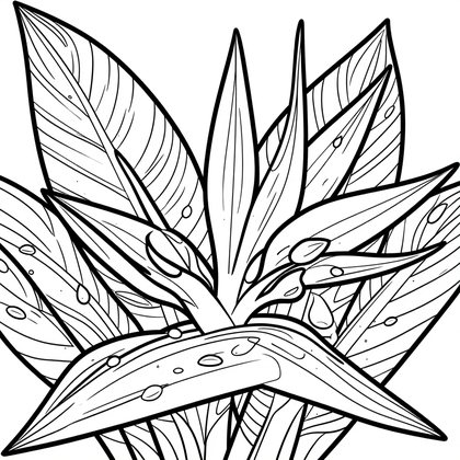 Sunset Backdrop - Free printable coloring page