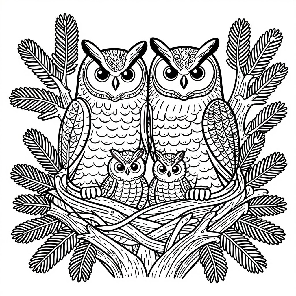 Pelican - free printable coloring page