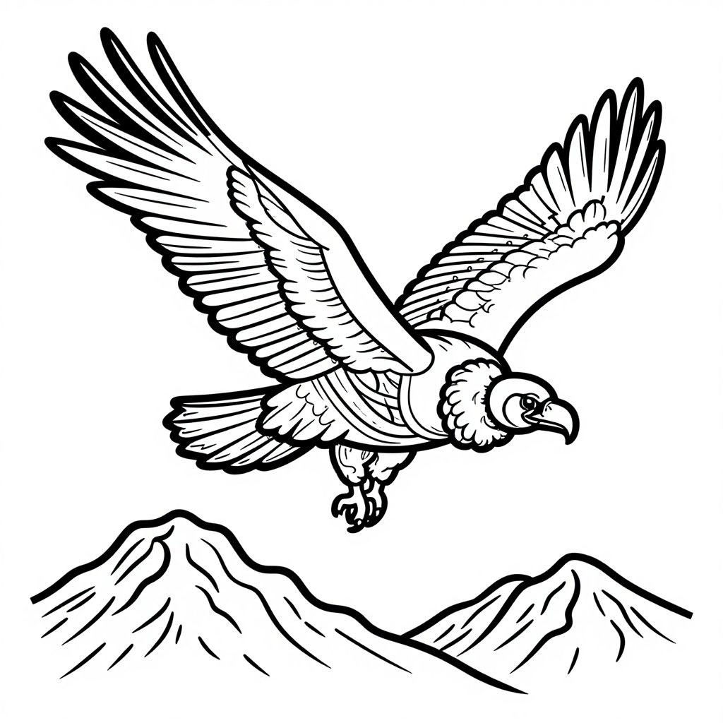 Falcon - free printable coloring page