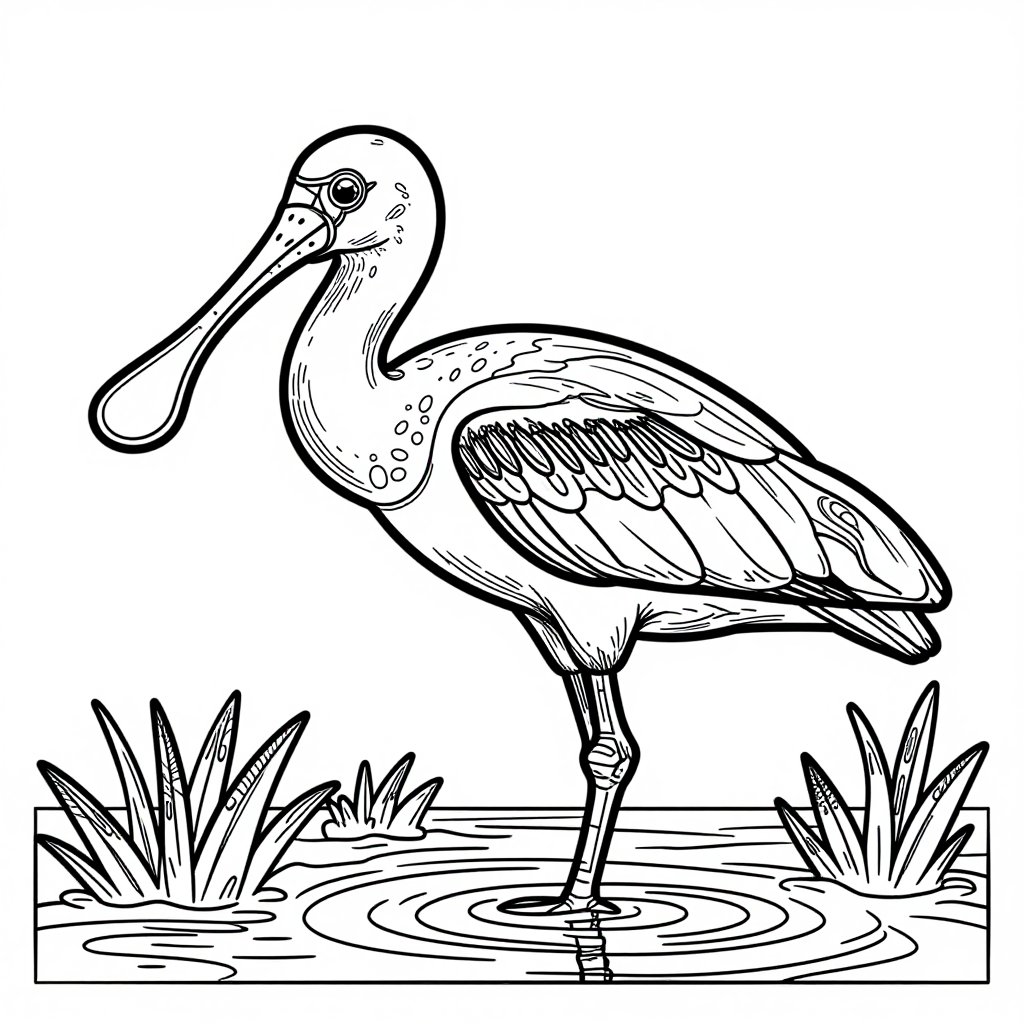 Crane Dance - free printable coloring page